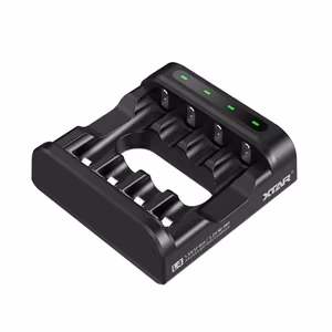 akumulatoru lādētājs R03 / AAA, R6 / AA Li-ion 1,5V / NiMH - 4 slotu