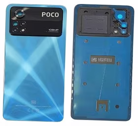 Aizmugurējais vāciņš priekš Xiaomi Poco X4 Pro 5G Laser Zils original (service pack)