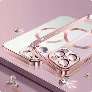 Tech-Protect MagShine Line MagSafe iPhone 14 apvalks - violeta