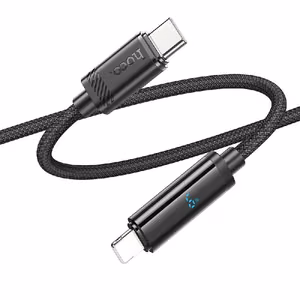 Кабель USB Hoco U127 lightning (27W) 1.2м чёрный