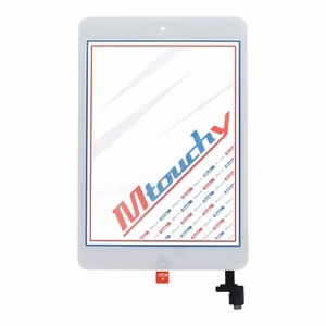MUSTTBY skārienekrāns + aizmugurējā uzlīme + Home priekš iPAD Mini2 (balts)