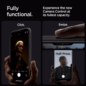 Spigen Liquid Air "T" Magnētiskais viedtālruņa apvalks iPhone 16 Pro - matēts melns