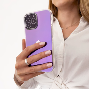 Aurora Case viedtālruņa apvalks iPhone 13 neona gēla violets