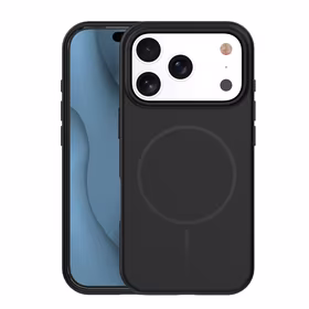 Silikona Thin Mag maciņš for iPhone 17 Pro Max 6,9" melns