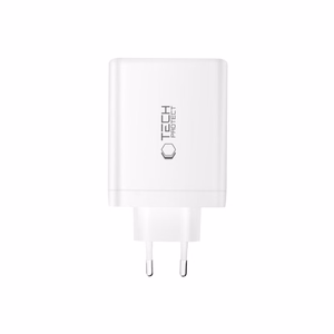 Tech-Protect NC120W-GAN 4 portu 120 W sienas lādētājs - balts