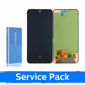 LCD displejs saderīgs ar Samsung A566 A56 5G melns (Service Pack) (NF versija)