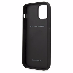 Ferrari FEOGOHCP12MRE iPhone 12/12 Pro 6.1 sarkans viedtālruņa apvalks Off Track perforēts