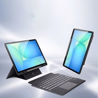 DUX DUCIS planšetdatora apvalks DK salokāms ar bezvadu tastatūru paredzēts SAMSUNG Tab S10 FE Plus - melns