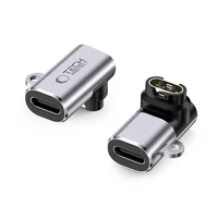 Tech-Protect Ultraboost USB-C leņķa adapteris Garmin pulkstenim - pelēks