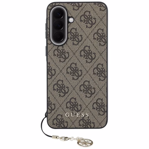 GUESS чехол для Samsung Galaxy A37 GUHCSA37GF4GBR (PU 4G Classic Logo with Charm) коричневый