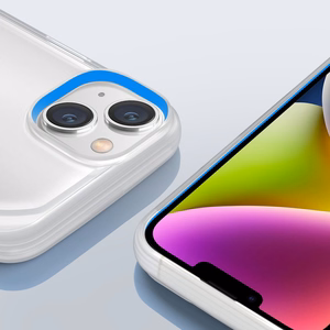 Raptic X-Doria Slim viedtālruņa apvalks iPhone 14 Plus aizmugures vāciņš caurspīdīgs