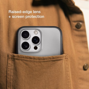 Incase Slim Case vāciņš ar MagSafe iPhone 16 Pro tālrunim, caurspīdīgs melnā krāsā