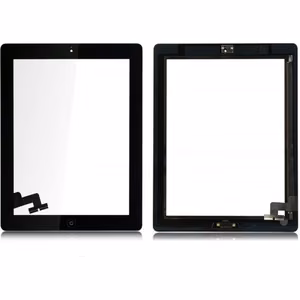 Skārienekrāns saderīgs ar Apple iPad 2 ar Home pogu un turētājiem balts HQ2