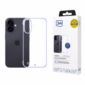 3mk Just20g caurspīdīgs viedtālruņa apvalks Apple iPhone 16 Plus - caurspīdīgs