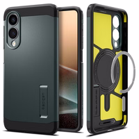 Spigen Tough Armor magnētiskais viedtālruņa apvalks Samsung Galaxy S25 Edge - zaļš/melns