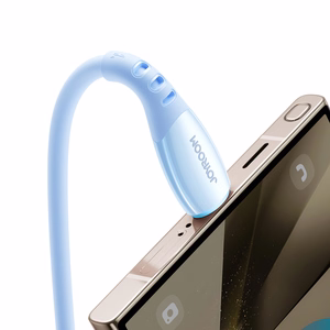 Joyroom S-A59 Vibrant Series 3A USB-A - USB-C kabelis 1.2m - zils