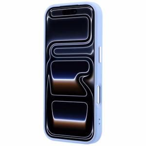 Guess Saffiano Small 4G & Classic Logo vāciņš modelim iPhone 18 Pro / 17 Pro, saderīgs ar MagSafe – gaiši zils