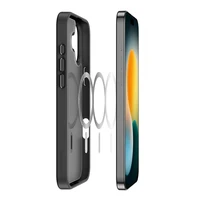 Dux Ducis Yind viedtālruņa apvalks iPhone 17, saderīgs ar MagSafe - melns