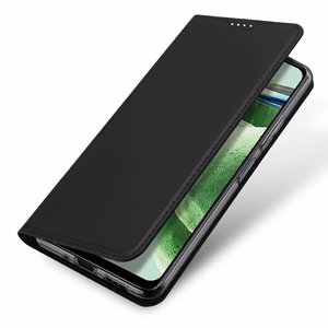 Чехол Dux Ducis Skin Pro для Xiaomi Redmi Note 12 Pro+ флип-крышка карточка бумажник подставка черный