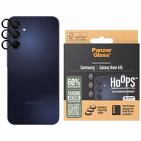 PanzerGlass Hoops Grūdinta stikla Objektīva vāciņš skirtas Samsung Galaxy A16 / A16 5G - melns
