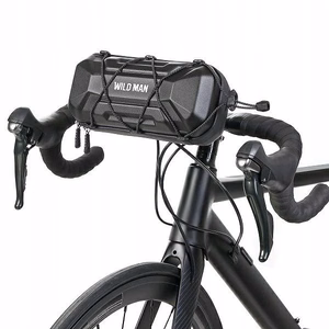 WILDMAN ceļojumu soma velosipēda stūrei ar rāvējslēdzēju, 2L, XT17, melna
