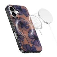 Tech-Protect Lamano MagSafe maciņš iPhone 16 brūni violets