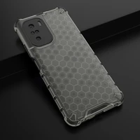 Honeycomb apvalks bruņu apvalks ar TPU buferi Xiaomi Redmi K40 Pro+ / K40 Pro / K40 / Poco F3 melns