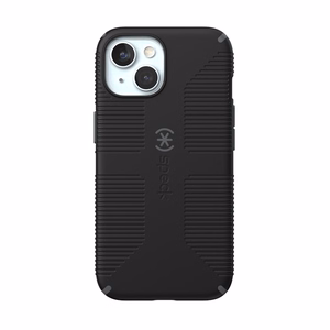 Speck Candyshell Grip MagSafe - iPhone 17e / 16e / 15 / 14 / 13 maciņš (melns / Slate pelēks)