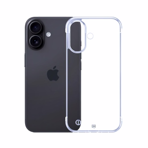 3mk Just20g caurspīdīgs viedtālruņa apvalks Apple iPhone 16 Plus - caurspīdīgs