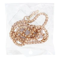 CHAIN #82 tālruņa siksniņa, piekariņš / auklas garums 80 cm (40 cm cilpā) / uz kakla – zelta