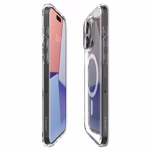 Viedtālruņa apvalks Spigen Ultra Hybrid Magnētiskais MagSafe iPhone 15 Pro Max - balts (m)