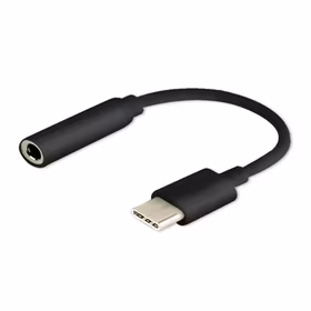 SAVIO USB Type 3.1 C (M) – Jack 3.5mm (F) Audio adapter melns AK-35/B
