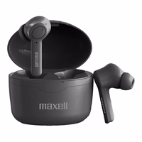 Maxell Bass 13 Sync Up Wireless Bluetooth In-Ear Headphones with Charging Case melns