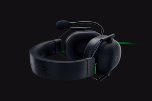 Razer Blackshark V2 X austiņas vadu galvas lente spēļu melnas, zaļas