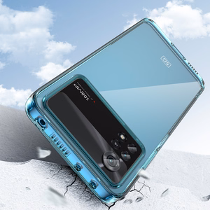 Outer Space Case for Xiaomi Poco X4 Pro 5G cover with a flexible frame black