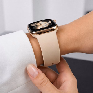 Tech-Protect silikona siksniņa Apple Watch 44 / 45 / 46 / 49 mm, bēša
