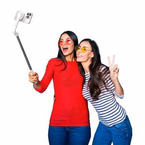 FORCELL F-GRIP MagSelfie S100M Selfie statīvs ar bezvadu tālvadību balts