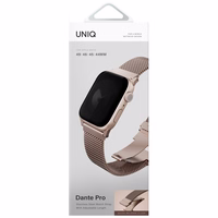 Siksniņa UNIQ Dante Pro priekš Apple Watch 49/46/45/44mm nerūsējošais tērauds metālisks rozā