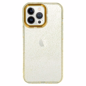 Tel Protect Gold Glitter maciņš iPhone 14 zelta