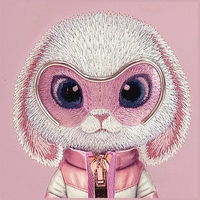 Nimmy Cool&Cute 2.0 Rabbit viedtālruņa apvalks iPhone 17 Pro Max - rozā