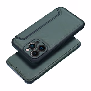 Viedtālruņa apvalks RAZOR Book priekš IPHONE 17 tumši zaļš