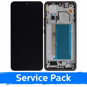 LCD displejs piemērots Xiaomi 13T (13T Pro) ar rāmi / melns / (Service Pack)