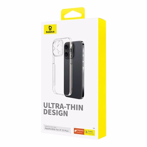 Viedtālruņa apvalks iPhone 15 Plus Baseus OS-Lucent sērija (caurspīdīgs)
