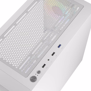 Logic PORTOS ARGB MINI USB 3.0 datora korpuss, balts