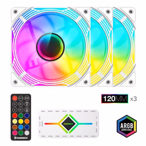 Gamemax Case Fan KF300 WH White
