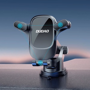 Dudao F5PRO+ auto turētājs ar piesūcekni - melns