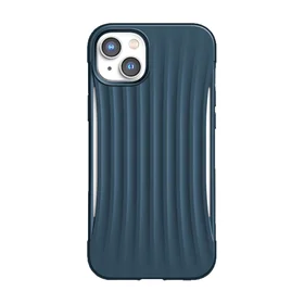 Raptic X-Doria Clutch viedtālruņa apvalks iPhone 14 Plus aizmugure zila