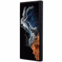 Karl Lagerfeld silikona Ikonik metāla piespraude viedtālruņa apvalks Samsung Galaxy S24 Ultra - melns