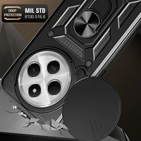 Tech-Protect CamShield Pro viedtālruņa apvalks Xiaomi Redmi 14C / Poco C75 - melns