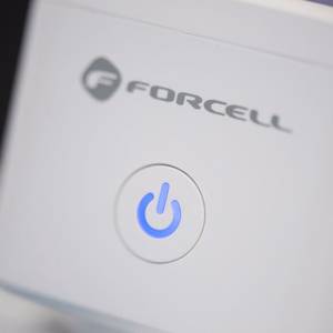 FORCELL F-ENERGY EU02 viedā kontaktligzda 230V ar WiFi, programmētāju un Tuya/Amazon Alexa atbalstu - balts